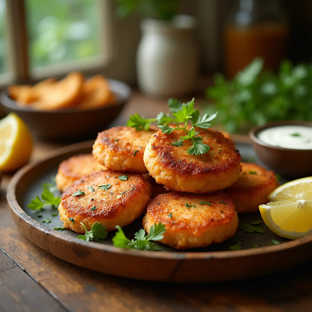 how to make salmon patties with flour